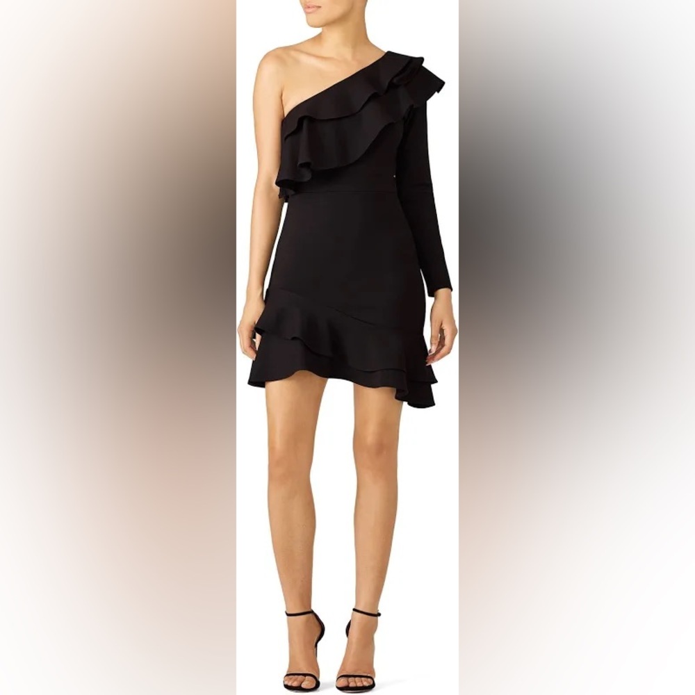 Amanda Uprichard Black Pavel Dress